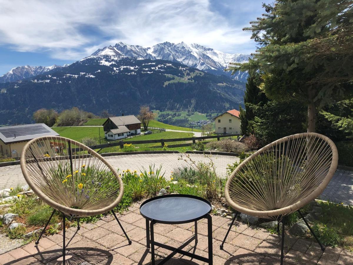 Renovated 3 Rooms Apartment In Ruschein Near Laax Exteriér fotografie